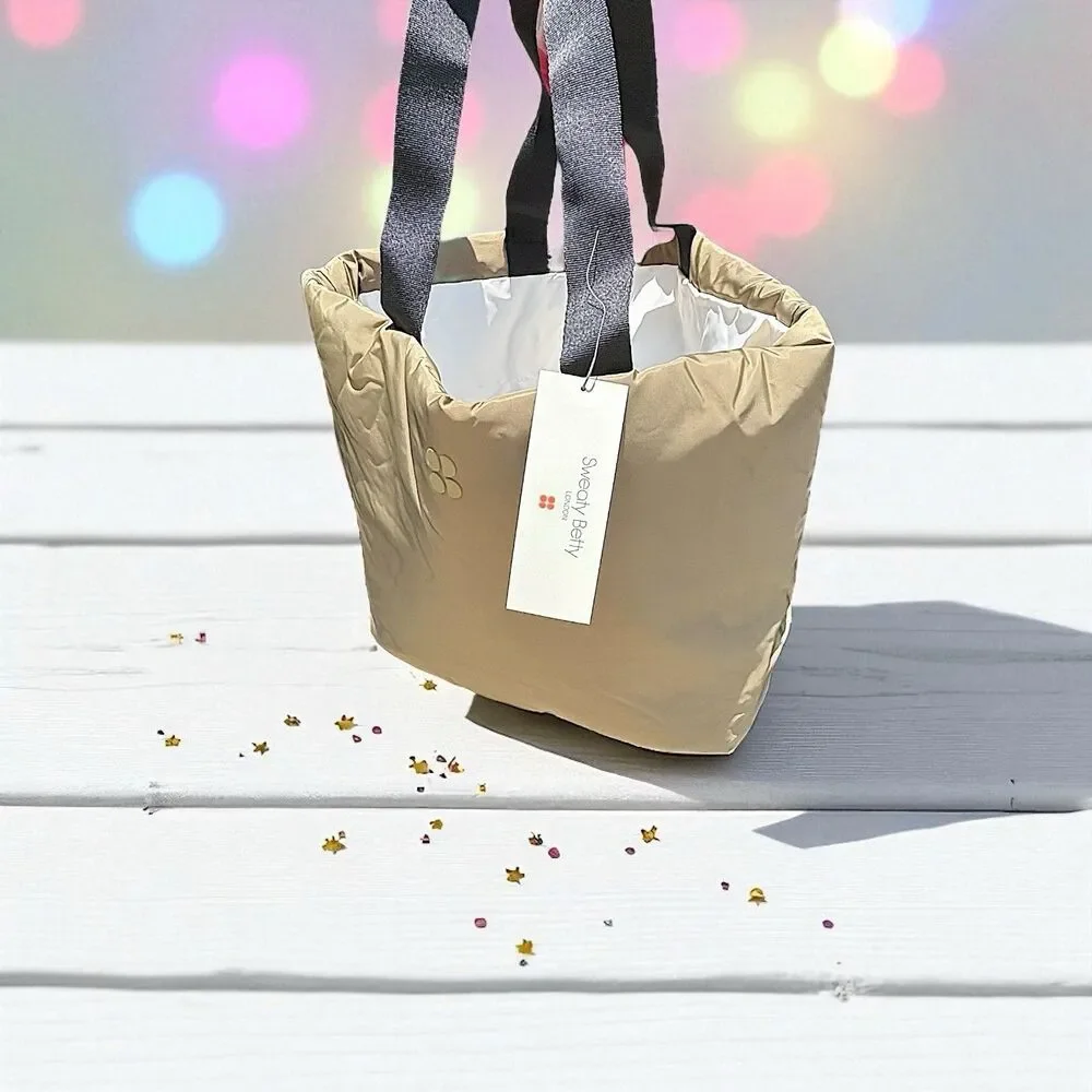 Sweaty Betty Colour Pop Gym Bag in Moss Green NWT